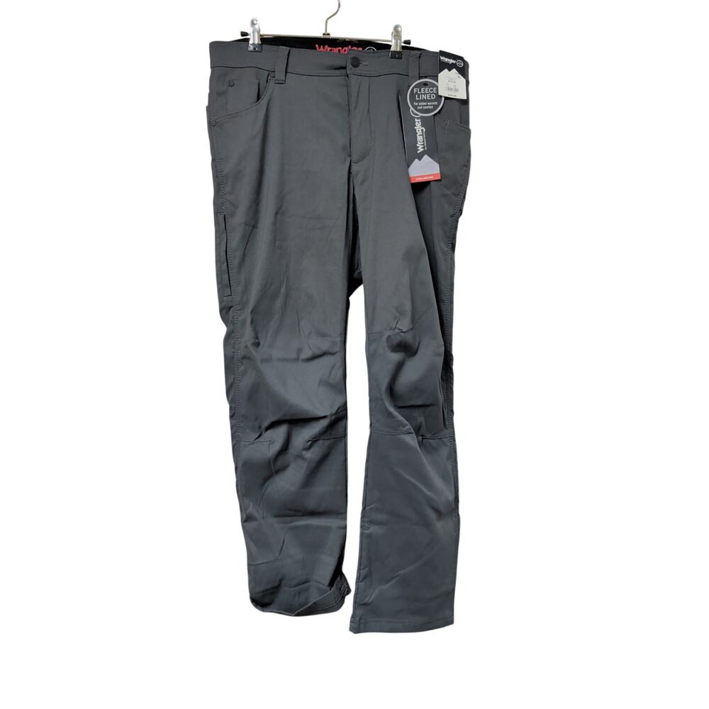 Men's Wrangler ATG Fleece Lined Pant Gray Size 34x30